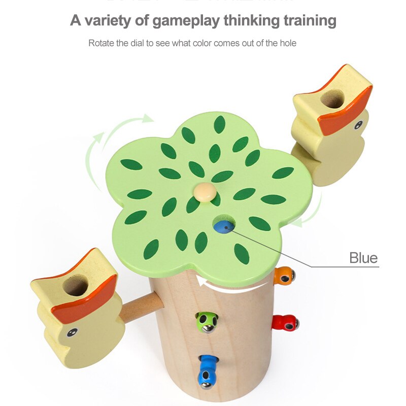 Woodpecker Magnetic Worm Catching Game B