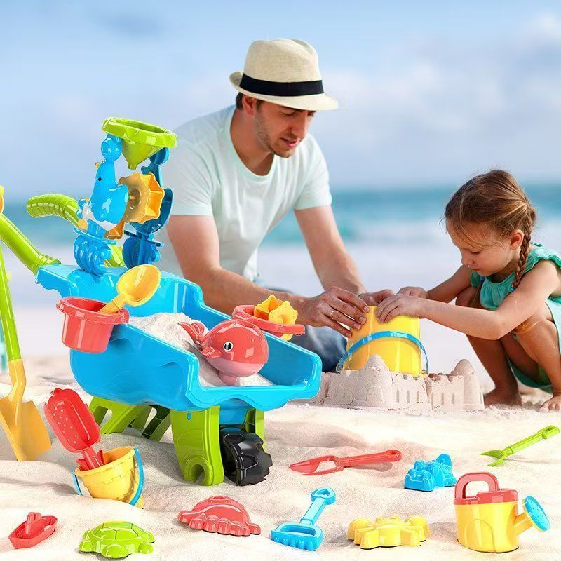 BeachFun – Ontdekkend & Leuk – Zand & Strand Kruiwagen Set