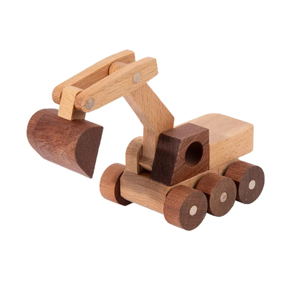 Wooden Mini Vehicle Set