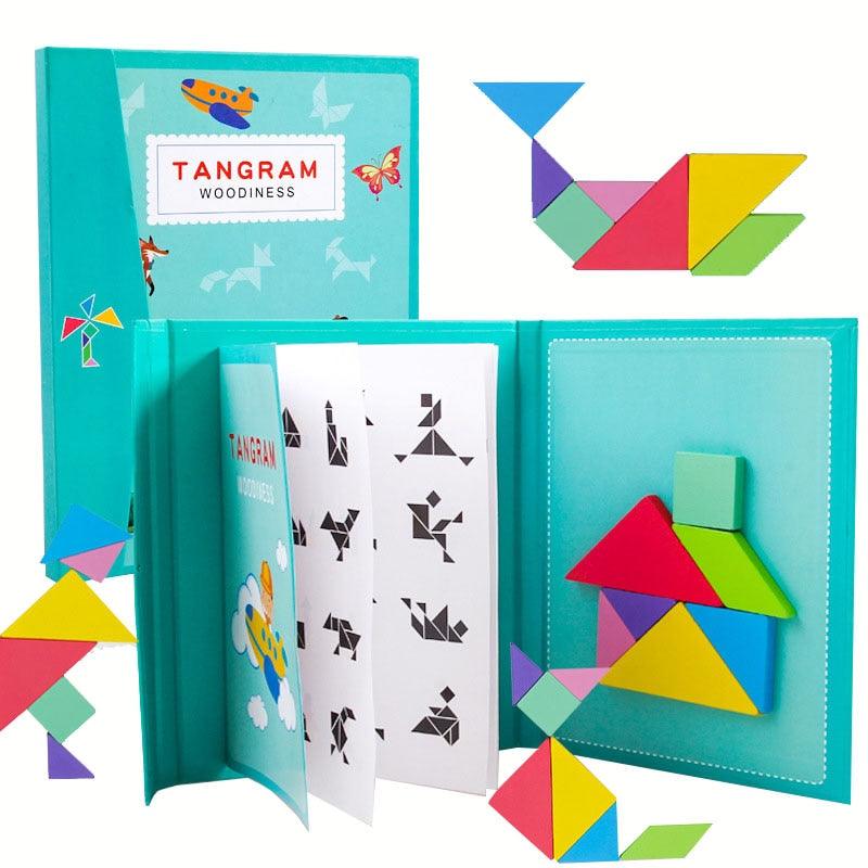 Tangram Educational Magnet Board for Kids