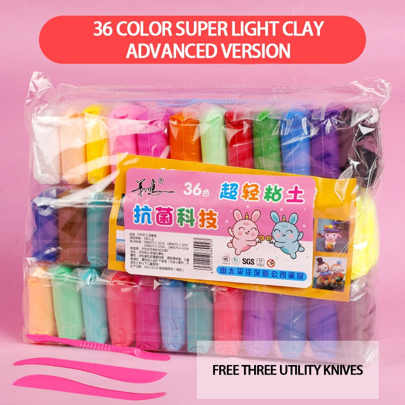 36 Colors of Light DIY Clay