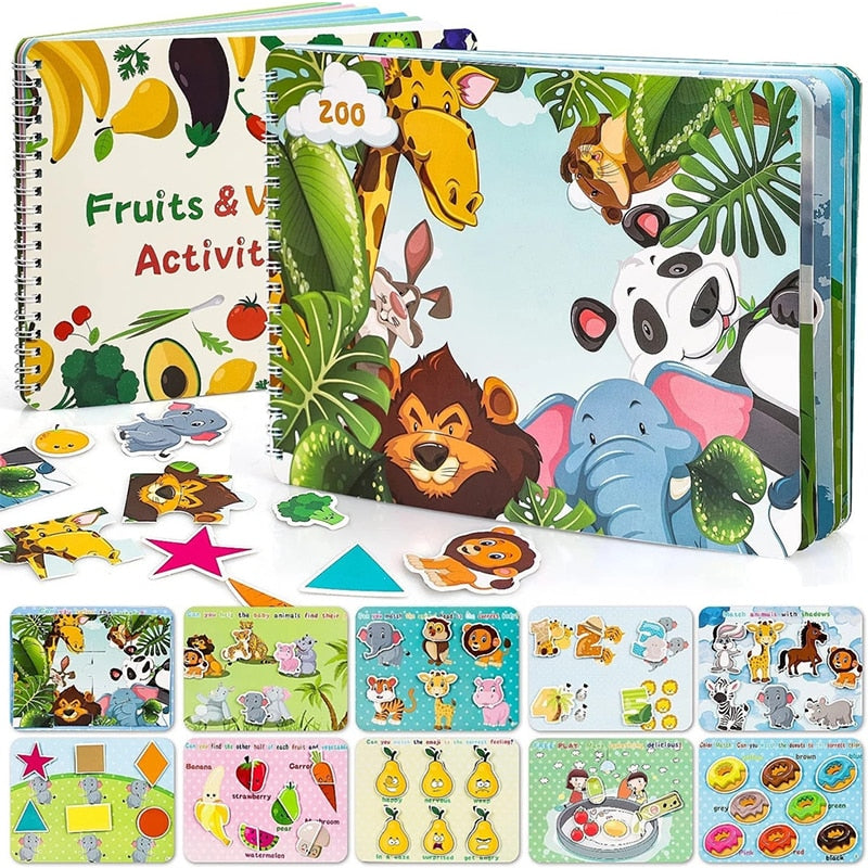 Montessori Busy Toddlers Activity Book