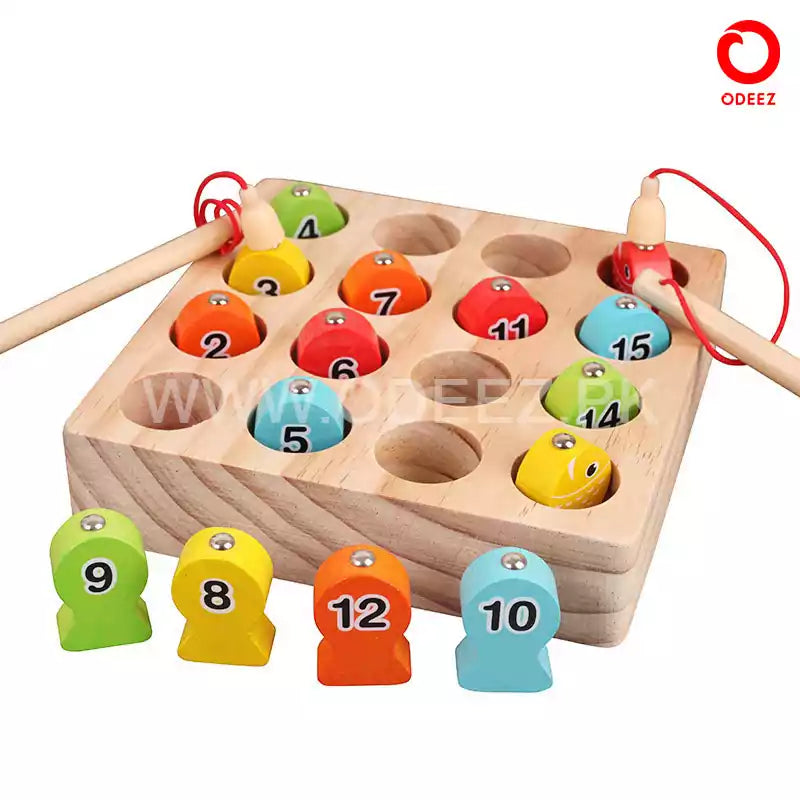 Solid Wooden Digital Magnetic Fishing