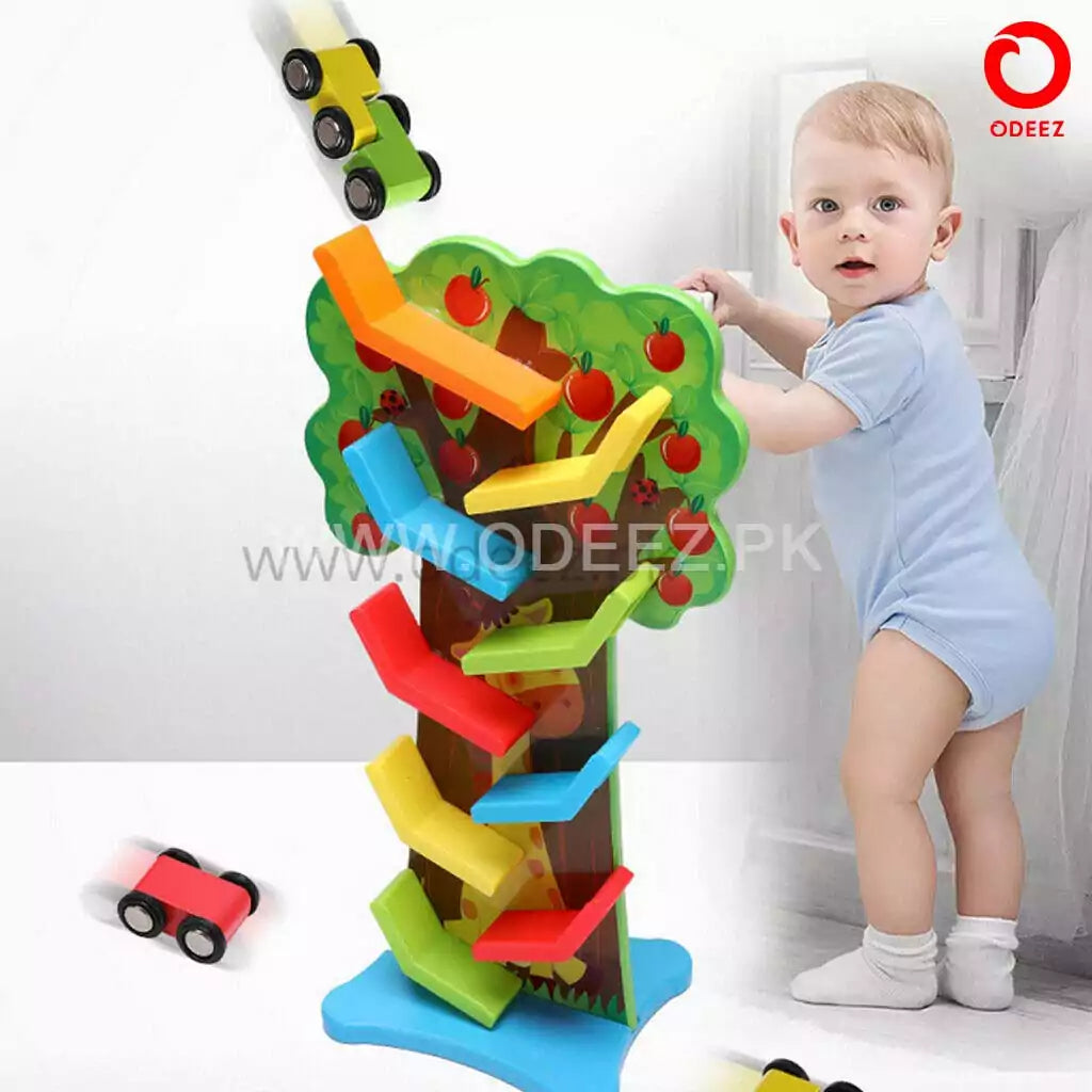 Squirrel Taxiway Wooden Race Track