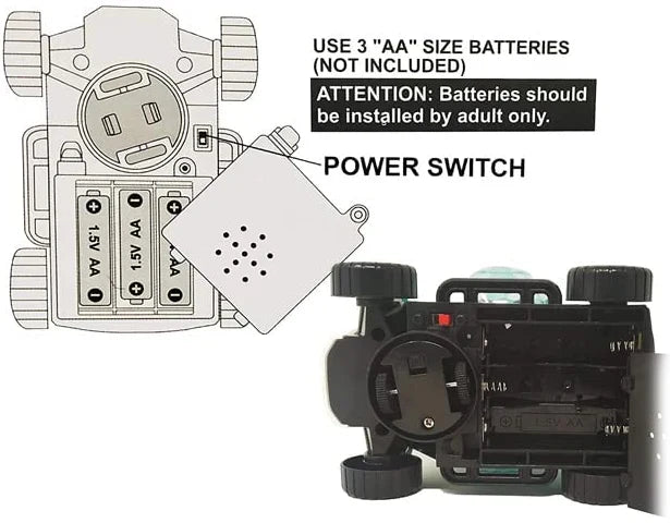 Rotating Stunt Car Toy For Kids