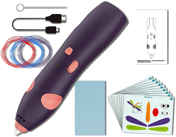 Stylo d'impression 3D basse température Fidtoy pour enfants créatifs
