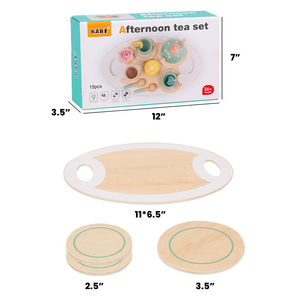 Montessori Wooden Afternoon Tea Set