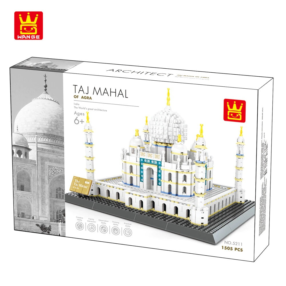 The Taj Mahal India Construction Building Blocks Model 1113 Pieces - 211