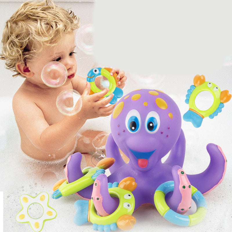 Lot de jouets de bain pieuvre Fidtoy pour tout-petits
