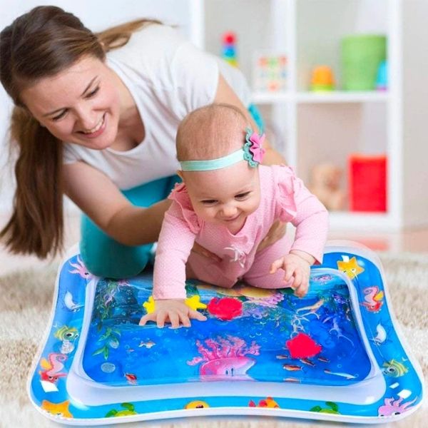Fidtoy Tummy Time Water Mat for Babies 3-12 Months Sensory Play