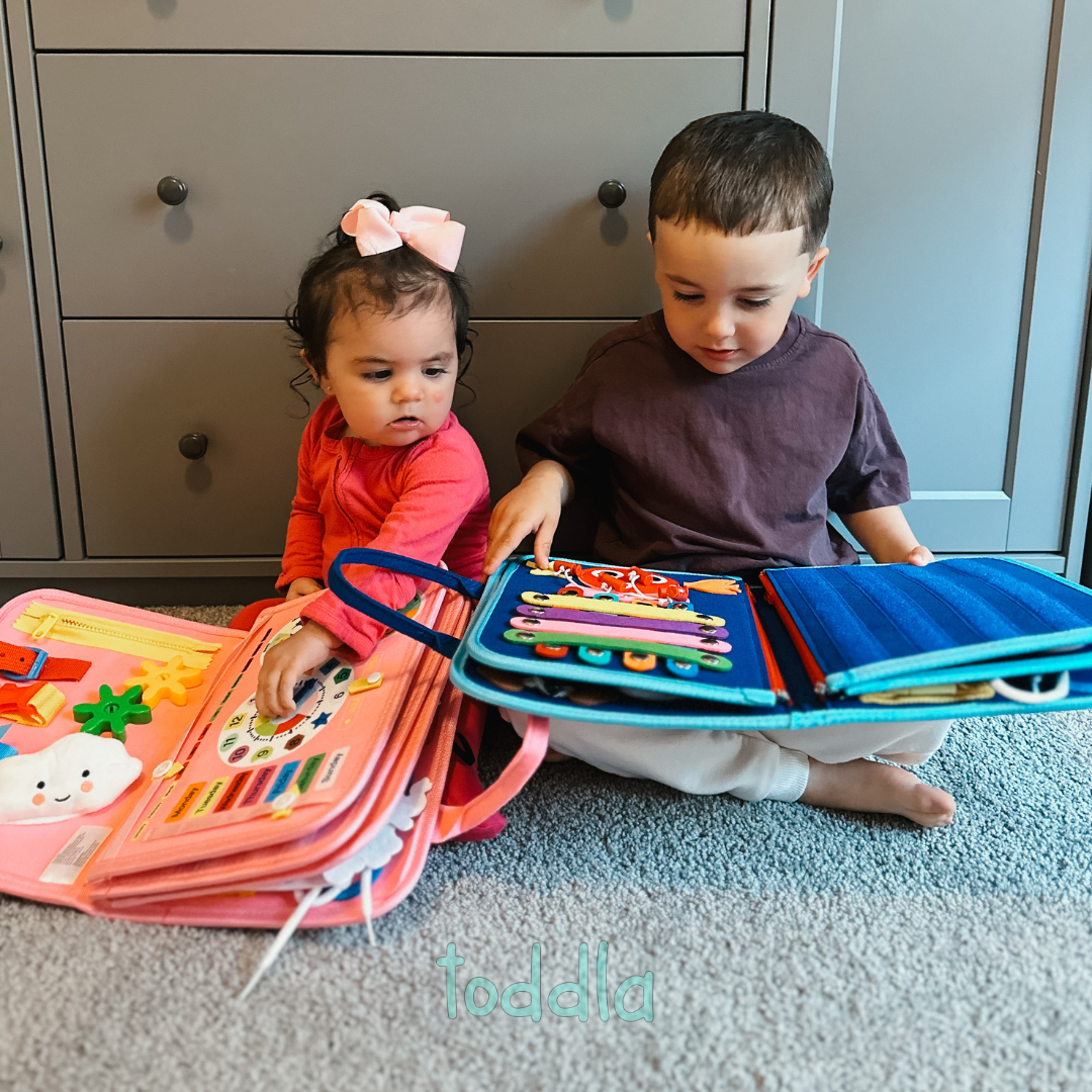 Fidtoy Montessori Busy Board for Toddlers Travel Learning Toy