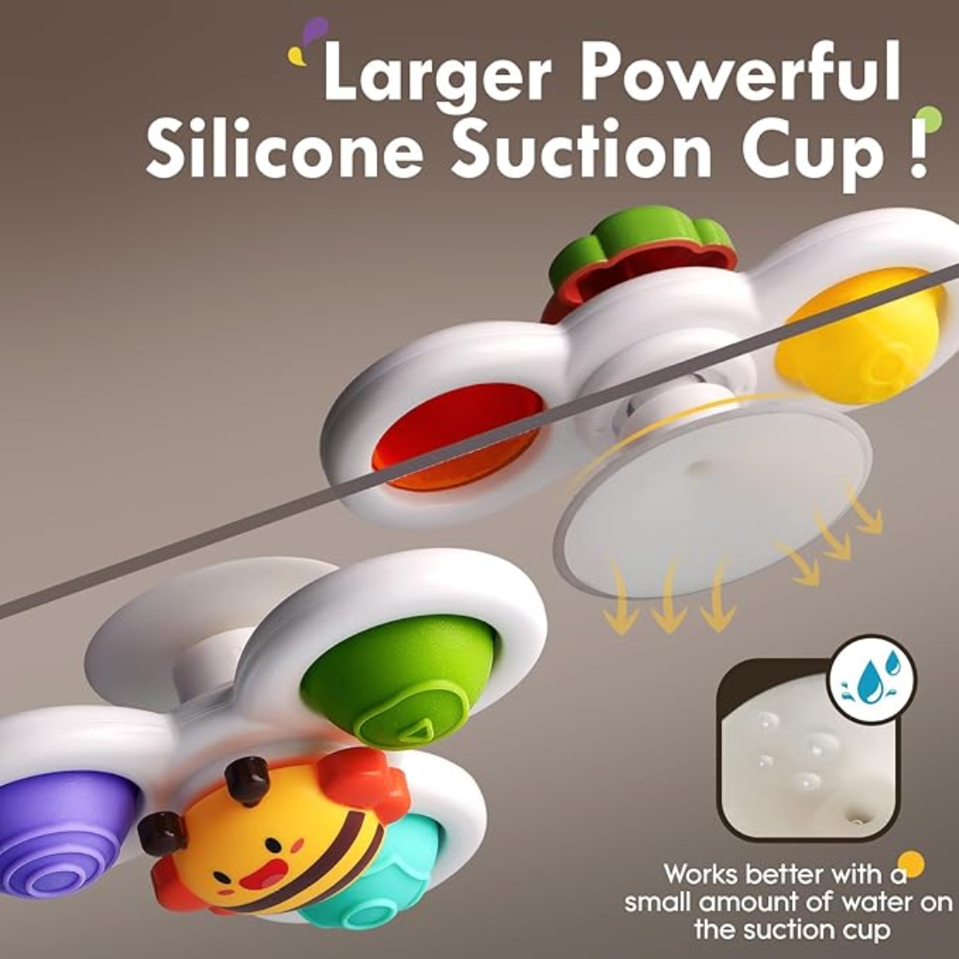 Toddla™ Suction Fidget Spinner (3 Pack)