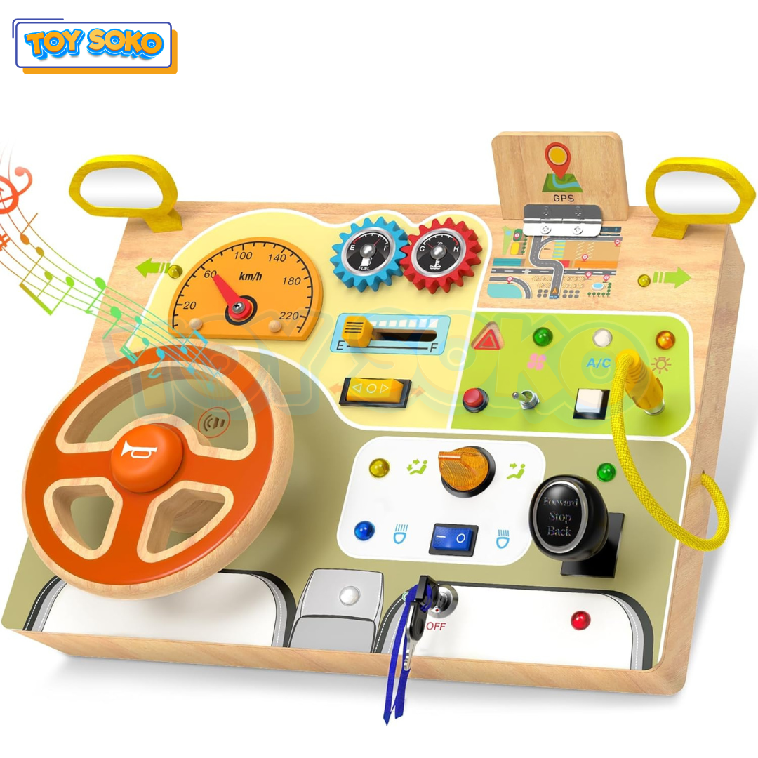 Steering Wheel Circuit Board - Montessori Toys for toddlers