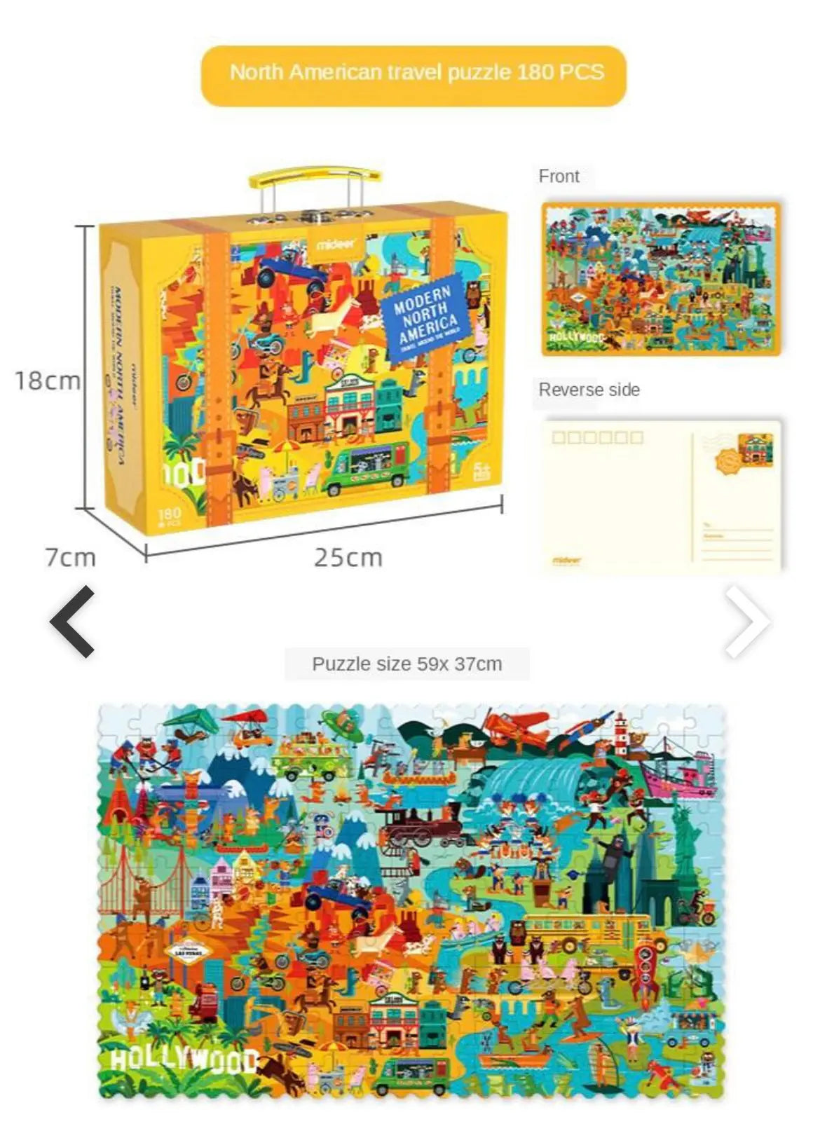 Travel Around the World Puzzle