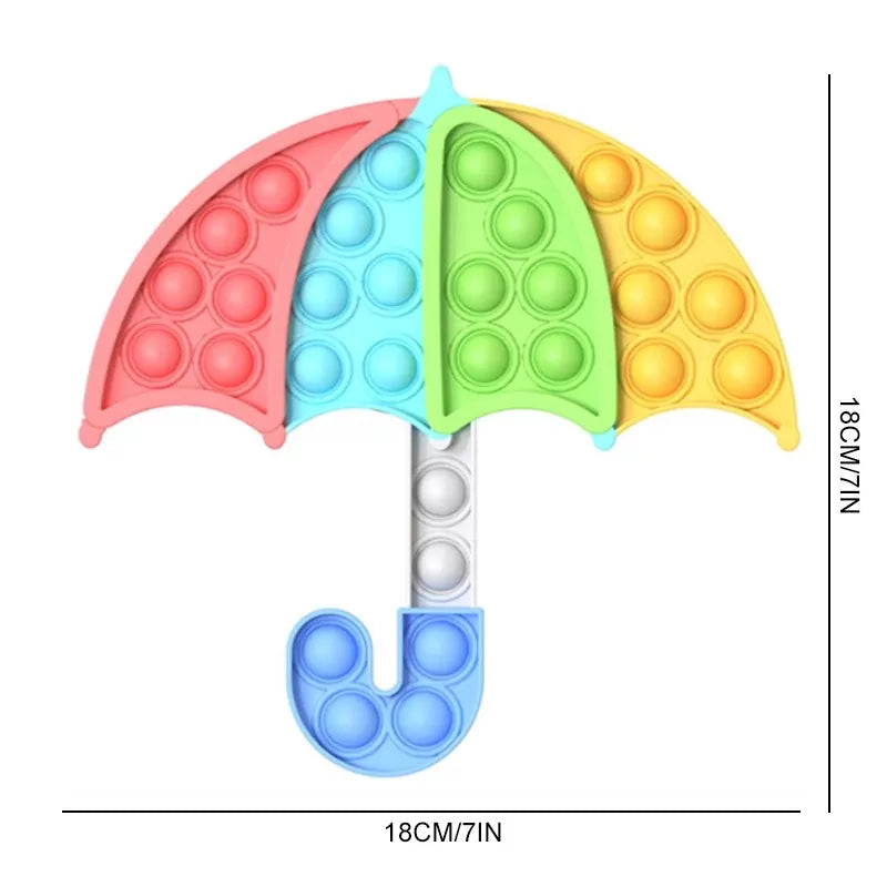 Umbrella Multicolor Pop it Bubble Toy