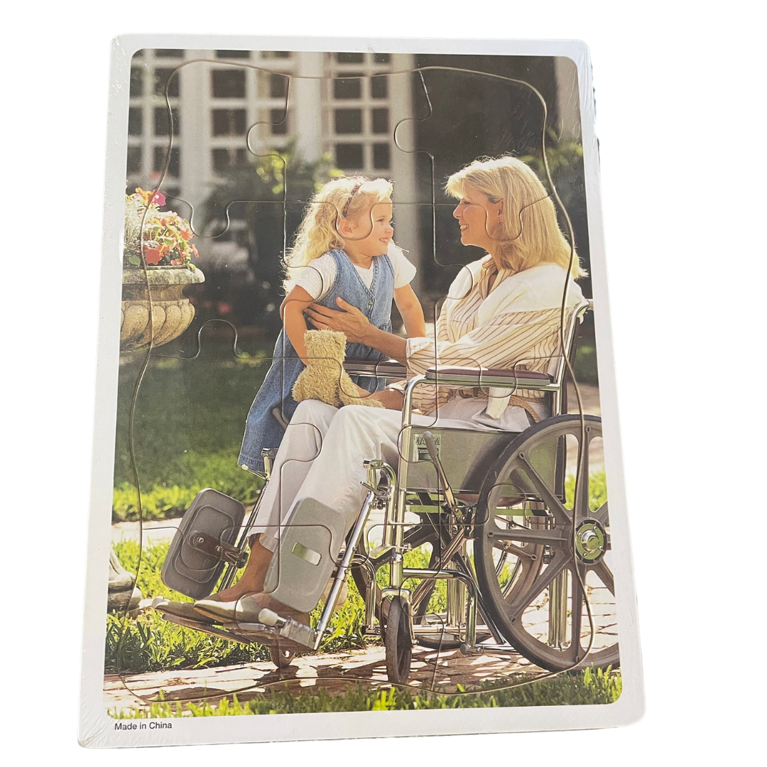 Wooden Community Family People Portrait Jigsaw Puzzles