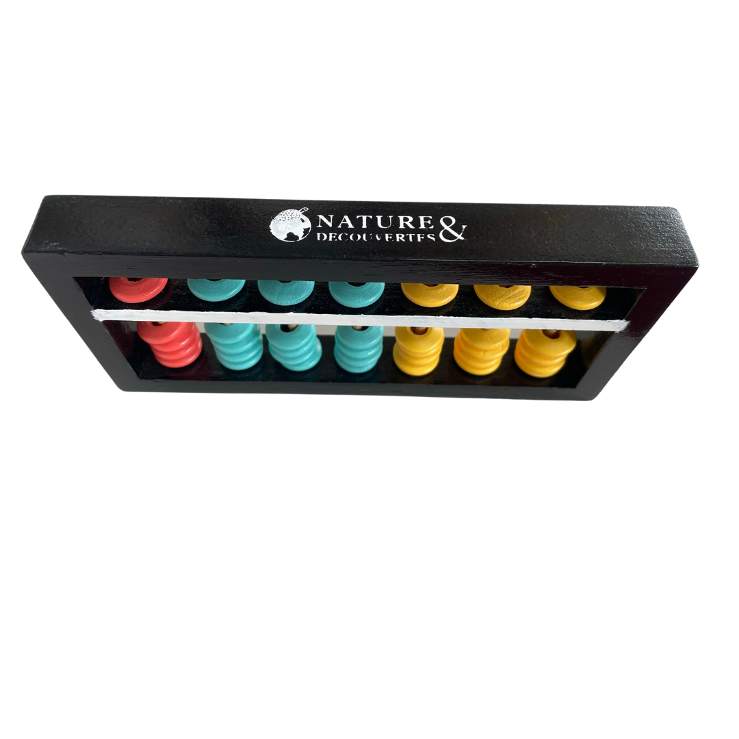 7 Digits Rods Wooden Abacus