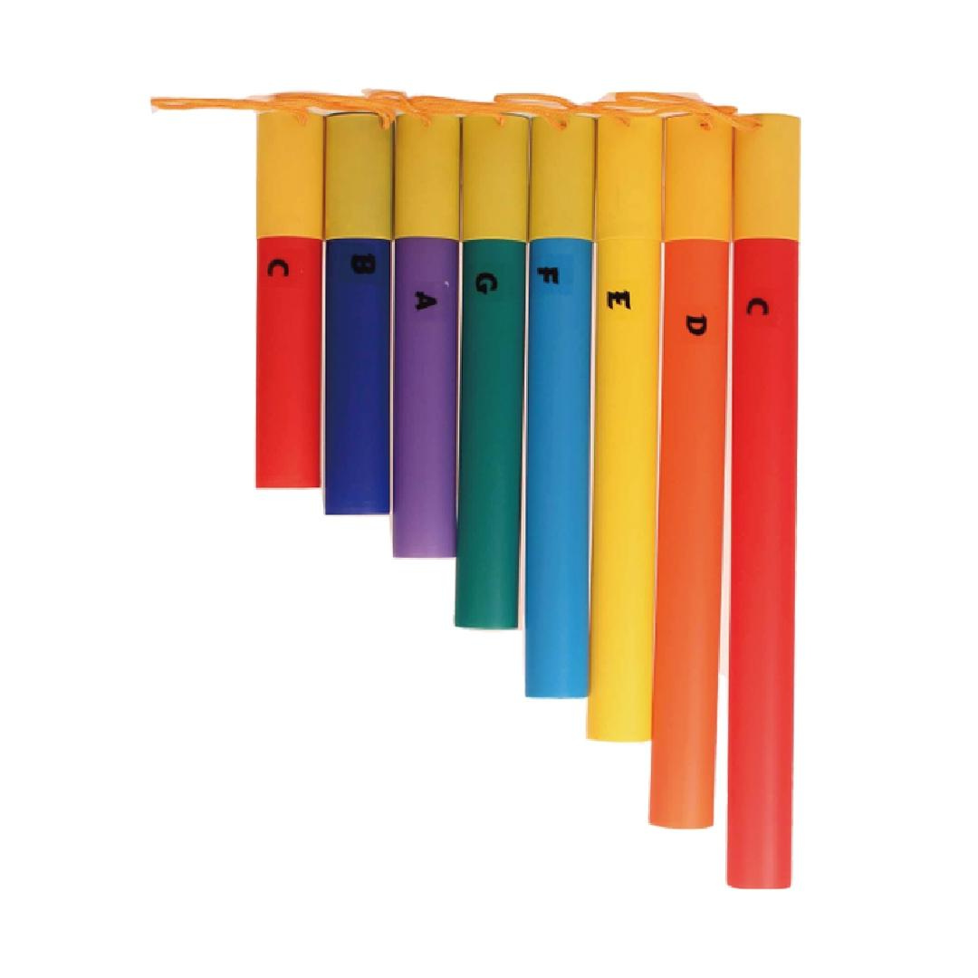 X-Large 8-Note Musical Sound Tube Rainbow Sensory Toy