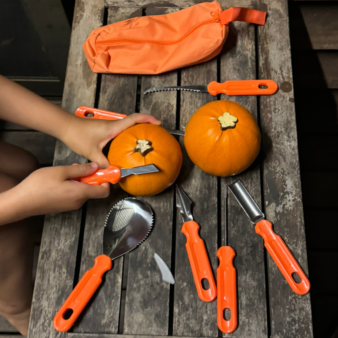 8pcs Pumpkin Carving Tools ,Stainless Steel Halloween Cutter Sculpting Kids Tool