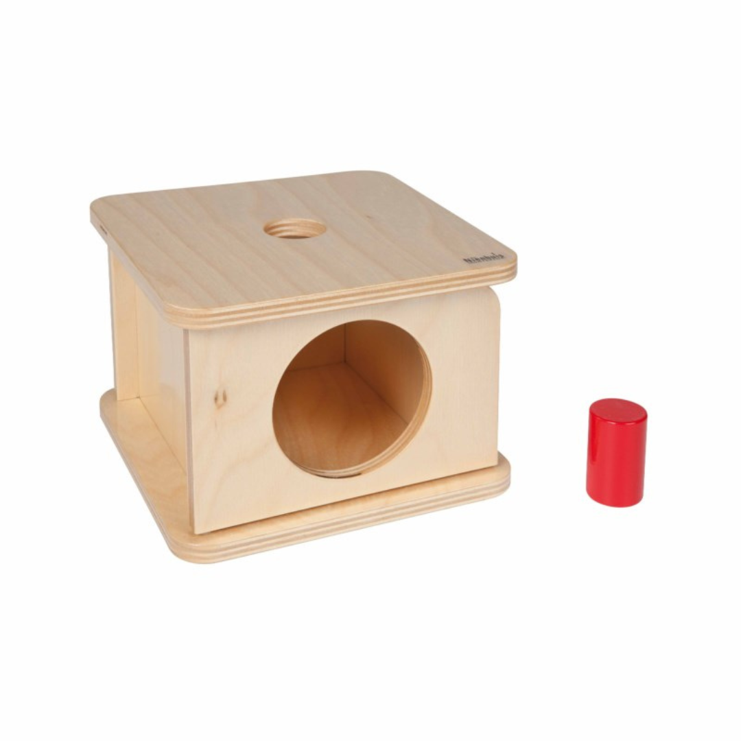 Large Montessori Imbucare Box with Cylinder