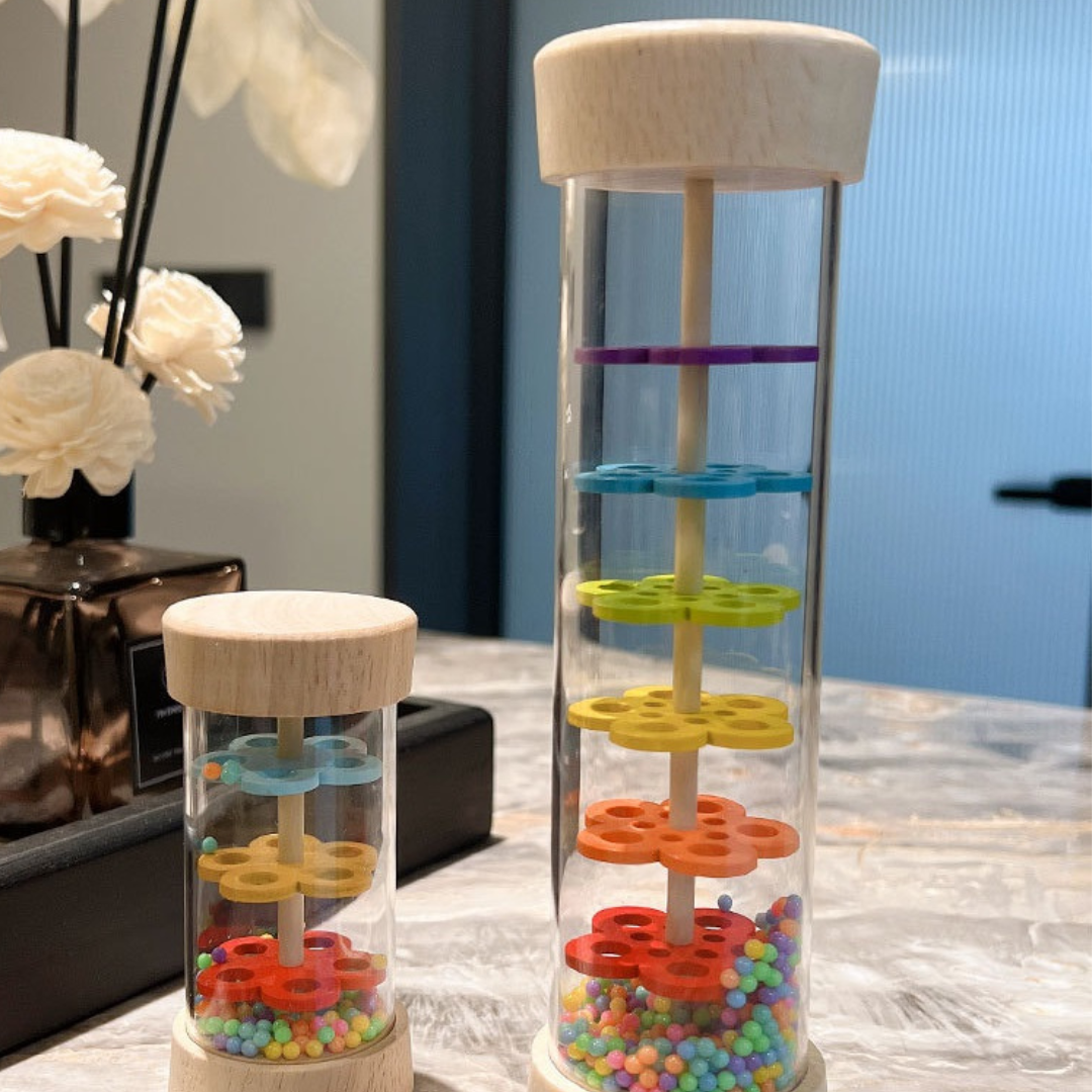 Rainmaker Rain Sound Tube Roller Sensory Interactive Toy