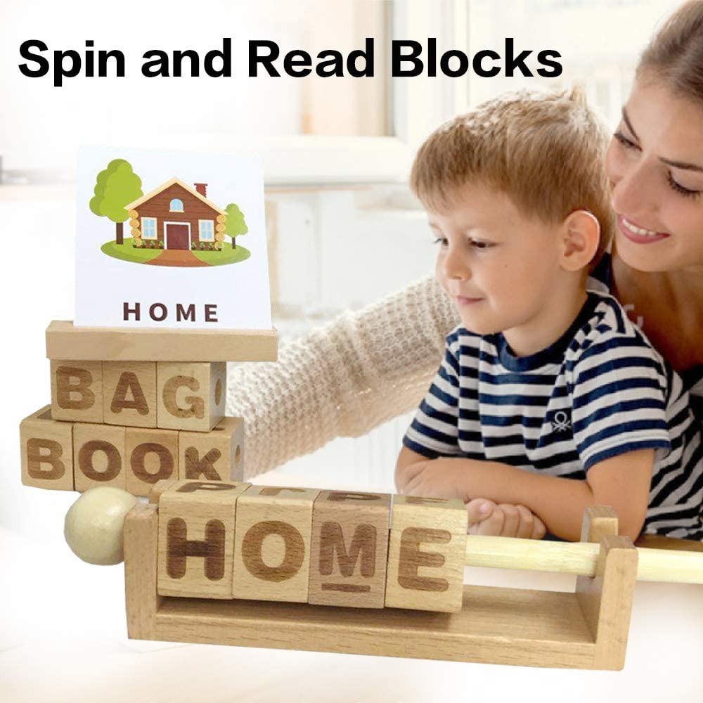 Vocabulary Building Wooden Learning Game