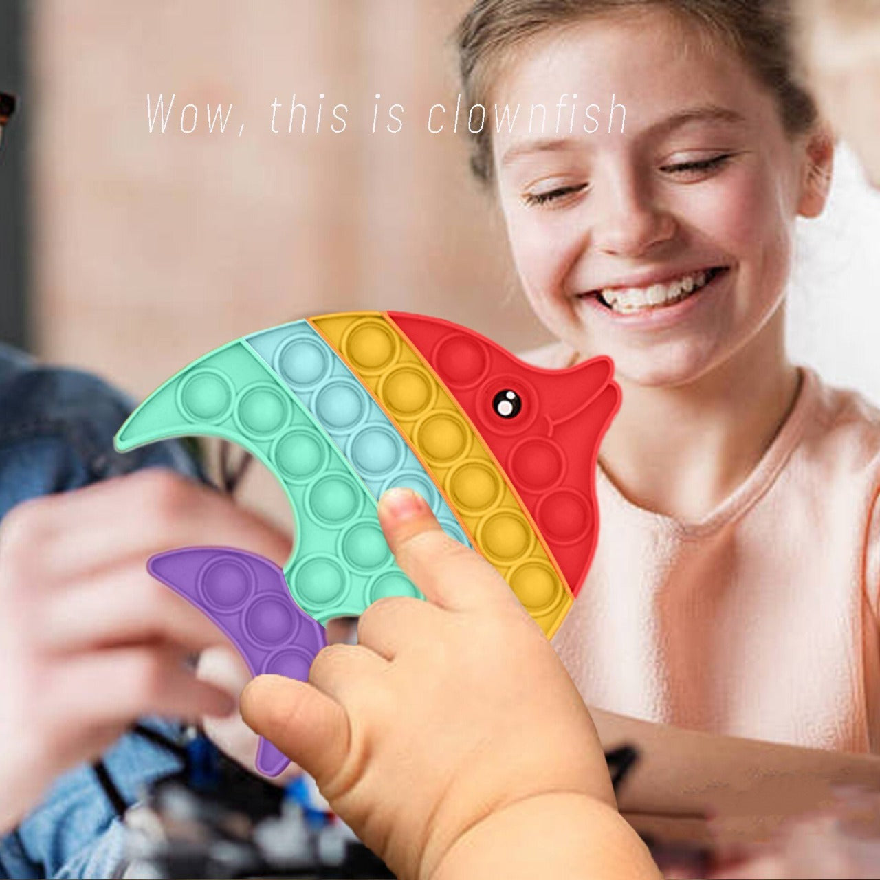 3D Fish Pop it Sensory Toy