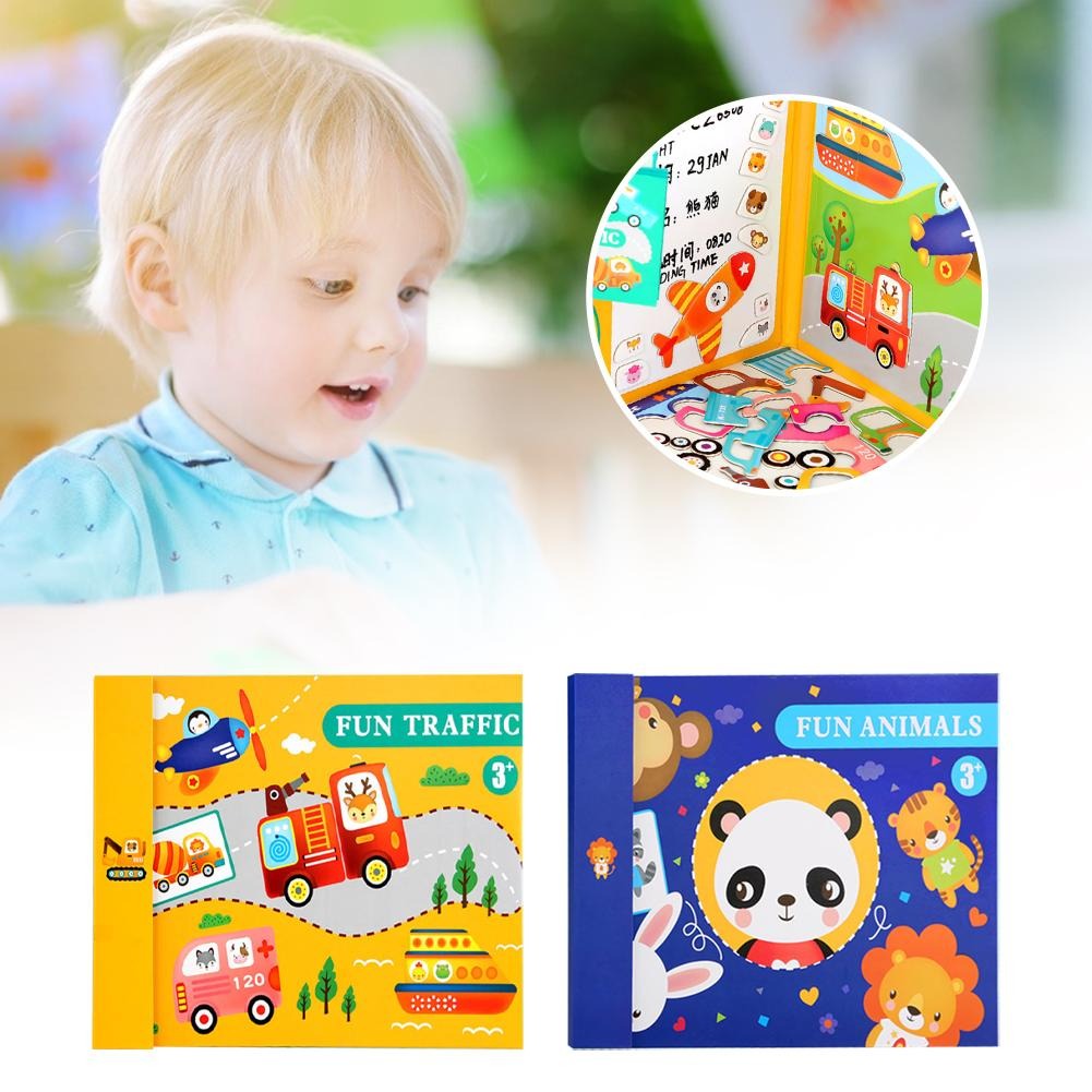 Animal Creative Magnetic Puzzle Pad - 729