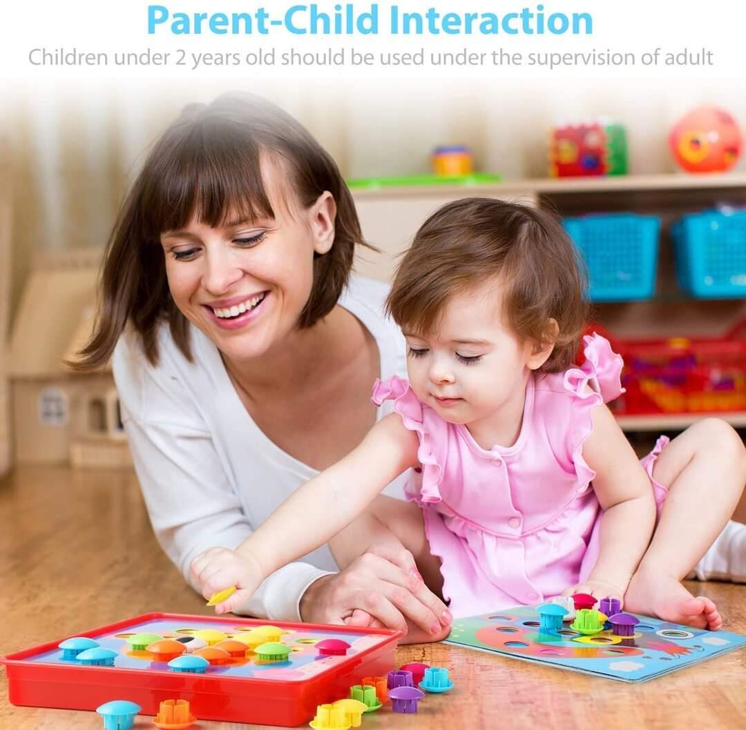 3D Puzzles Button Art Color Matching