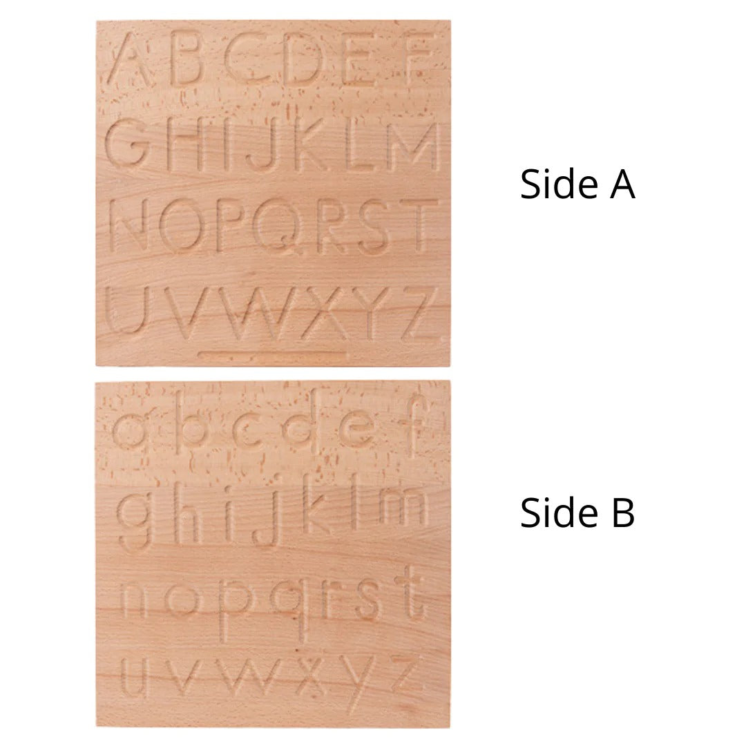 Bamboo Letter Tracing Board