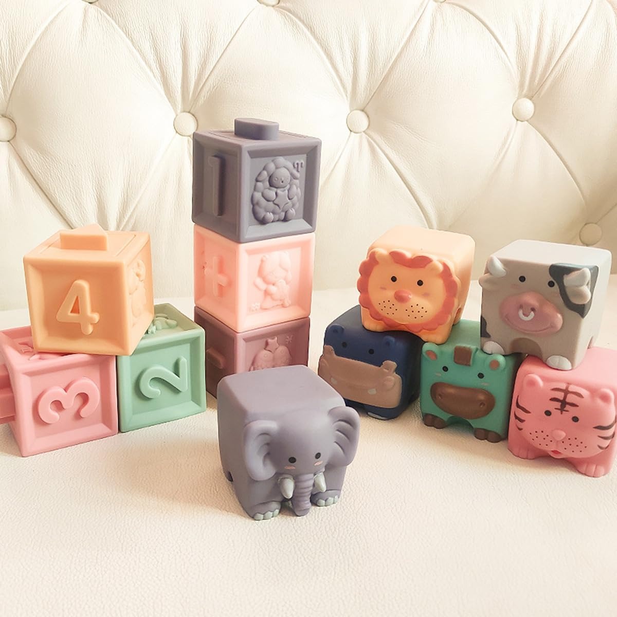 Baby Activity Soft Building Blocks Numbers and Shapes - 312