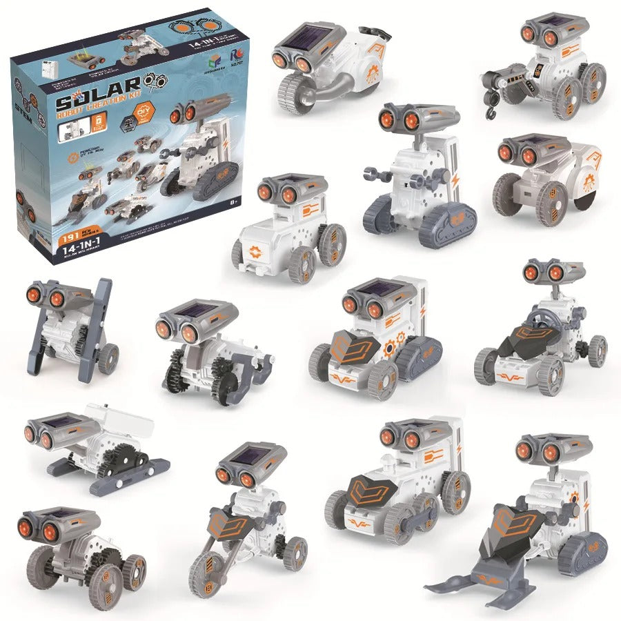 Solar Power Robotics Kit 14 Models in 1 - 707