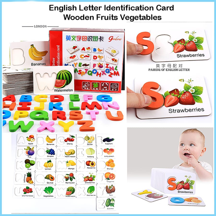 English Letter Identification Cards