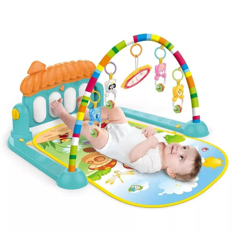 3in1 Baby Play Piano Gym Mat Fitness Rack Rattle Toy