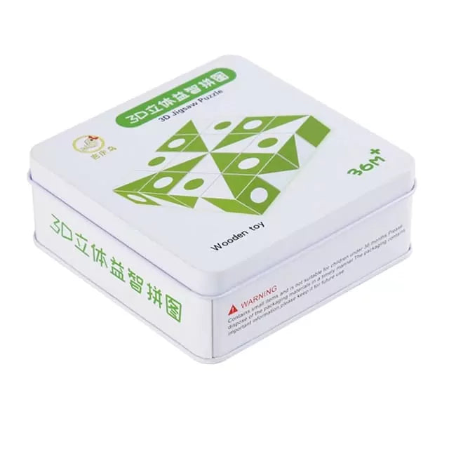 Wooden 3D Montessori Geometry Pattern Blocks