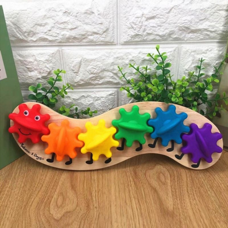 Colorful Rotating Gear Caterpillar - 403