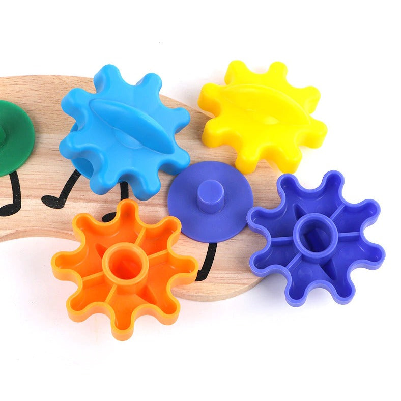 Colorful Rotating Gear Caterpillar - 403