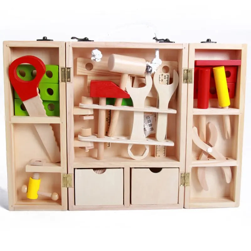 Wooden DIY toolkit for kids