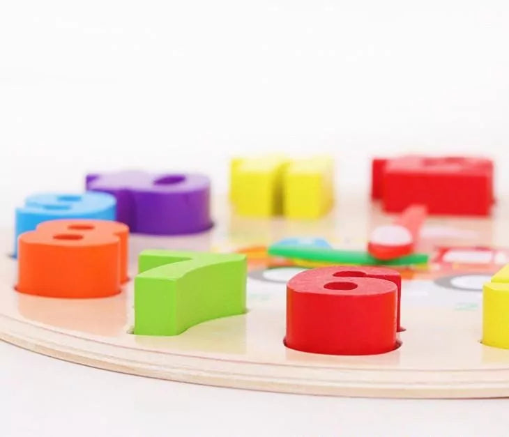 Wooden Digital Learning Clock