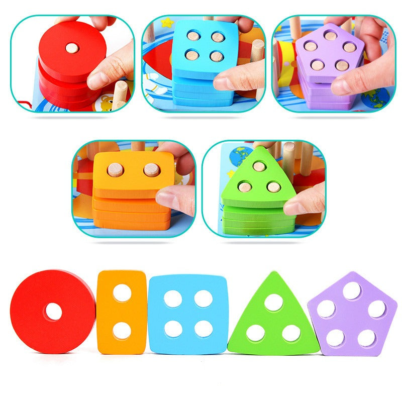 Wooden Geometrical Shape Trailers