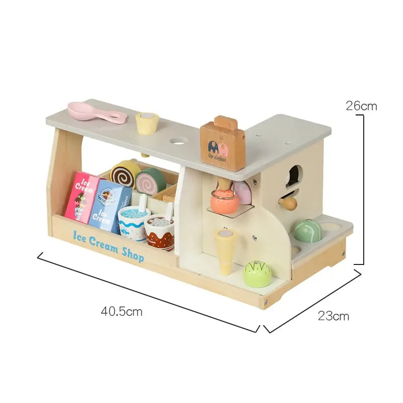 Wooden Icecream Shop