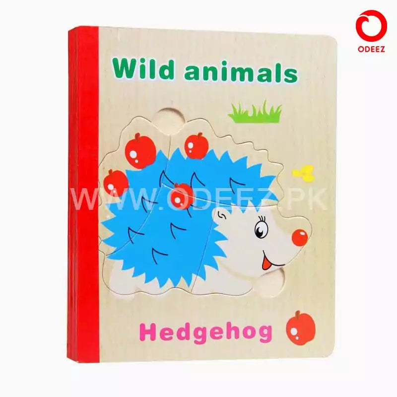 Wooden Puzzle Book for Kids - Random Character