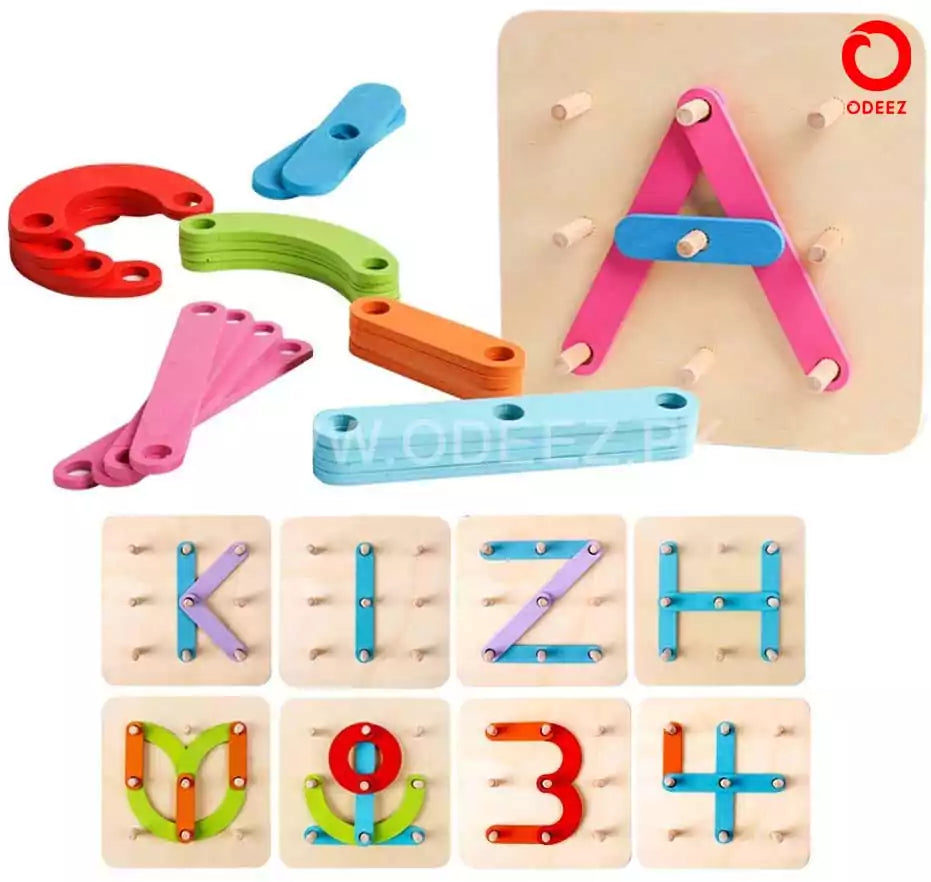 Wooden Shape Combination Puzzle - 127
