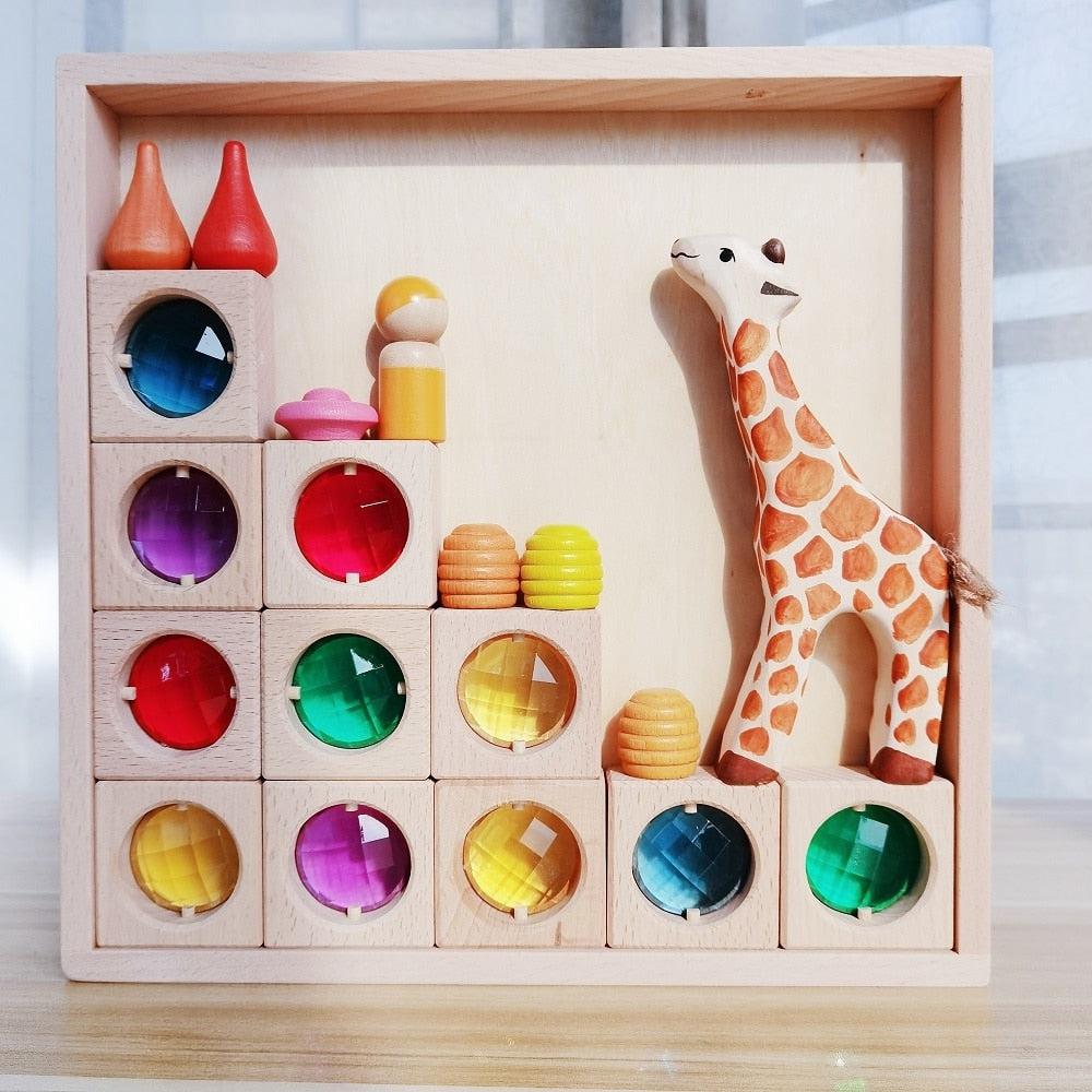 Wooden Gem Blocks