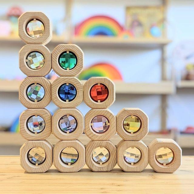 Wooden Gem Blocks