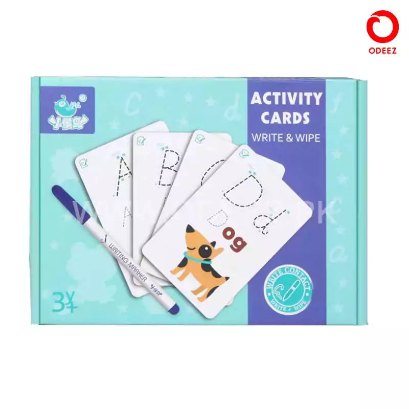 Write & Wipe learning cards Alphabets