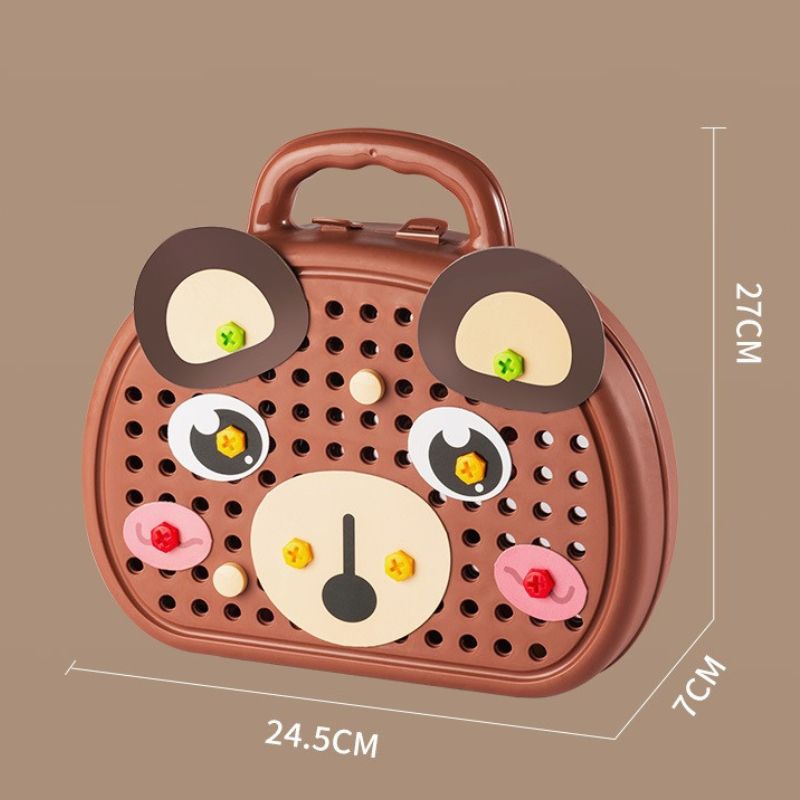 205-Piece Montessori Building & Learning Tool Kit