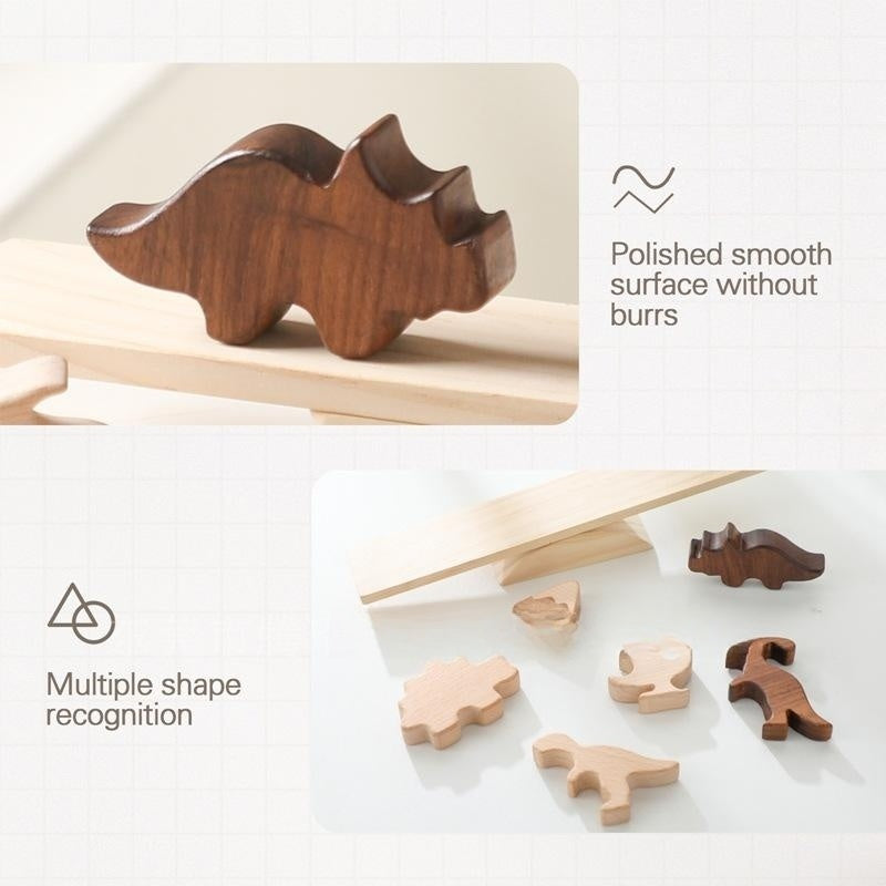 Wooden Forest Animal Balance Seesaw