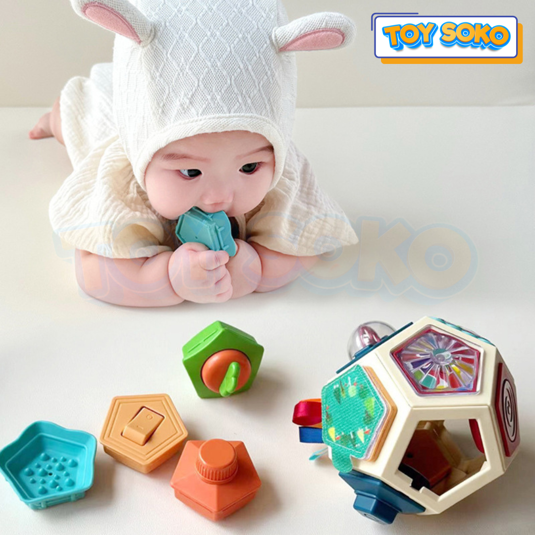 Sensory Toys for Babies – Interactive Activity Cube for Learning