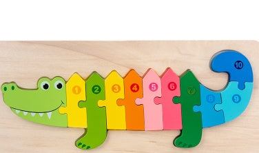 Educational 3D Wooden Puzzle for Children